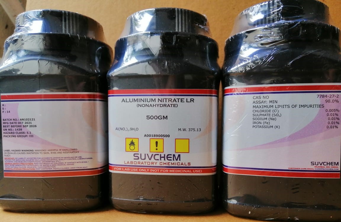 ALUMINIUM NITRATE LR (NONAHYDRATE)