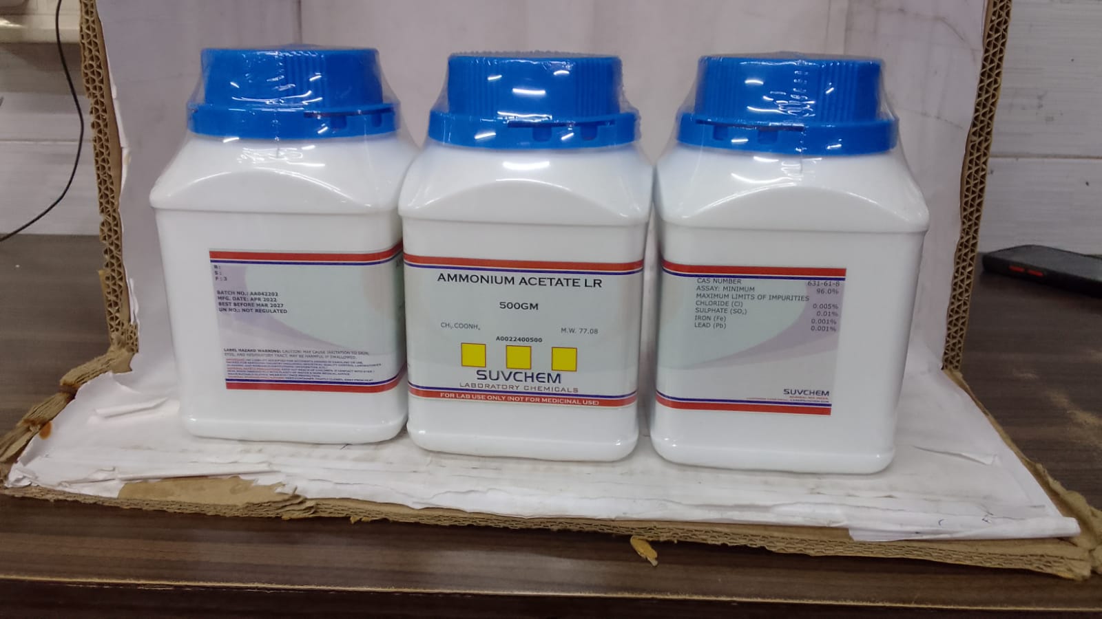 AMMONIUM ACETATE LR