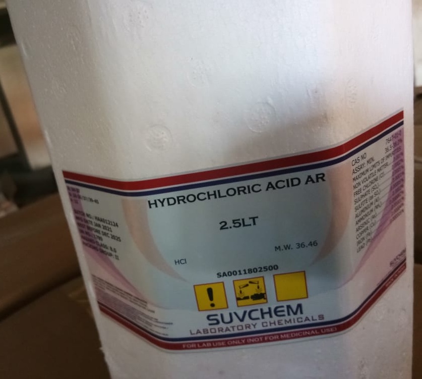 HYDROCHLORIC ACID 37% AR